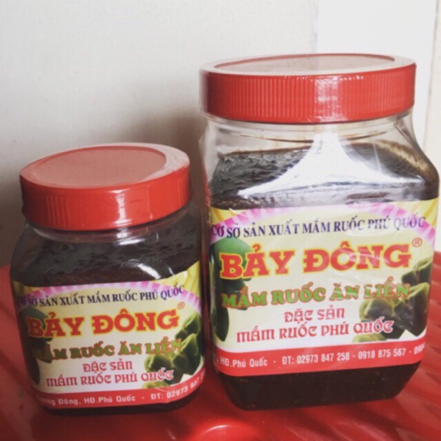 Mắm Ruốc Bảy Đông Đặc Sản Phú Quốc, Hương Vị Thơm Ngon Hủ 400G