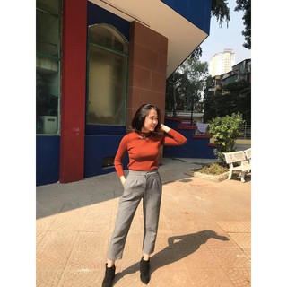 Áo Len Khoét cổ Tim