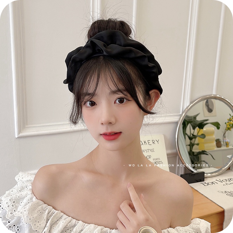 Băng Đô Cài Tóc Dày Chống Trượt Thời Trang Hàn Quốc Cho Nữ