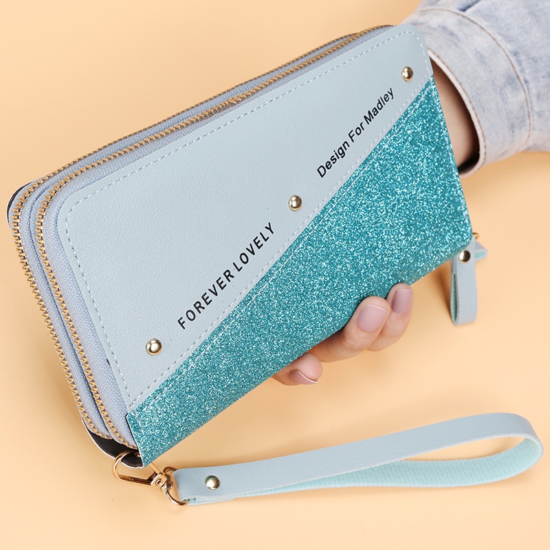 Ví Nữ Dài Khóa Kéo Thời Trang Hàn Quốc Giá Đỡ