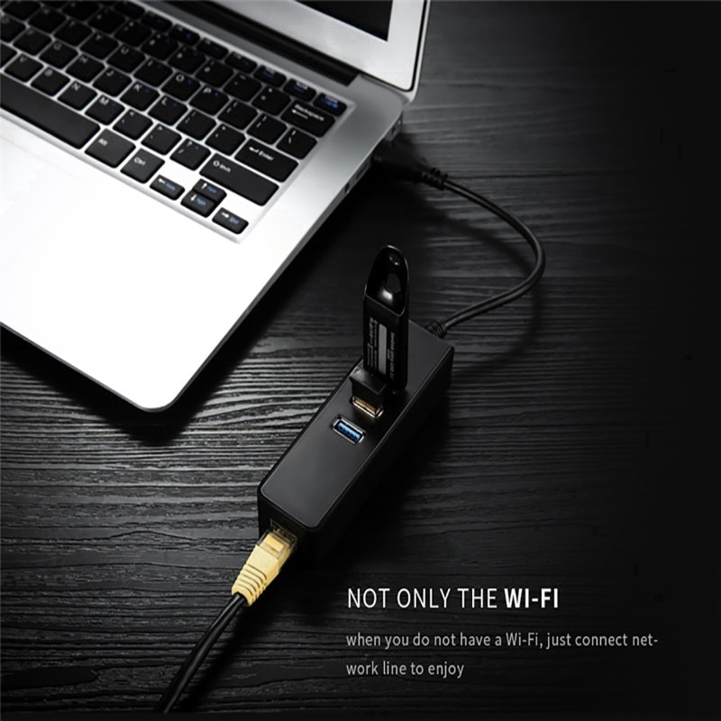 [ LAN 1GBPS ] Bộ Chuyển Đổi Hub 4 Trong 1 Loại Type C / USB-A sang USB 3.0 / RJ45 GIGABIT Lan cho laptop Macbook 4 in 1