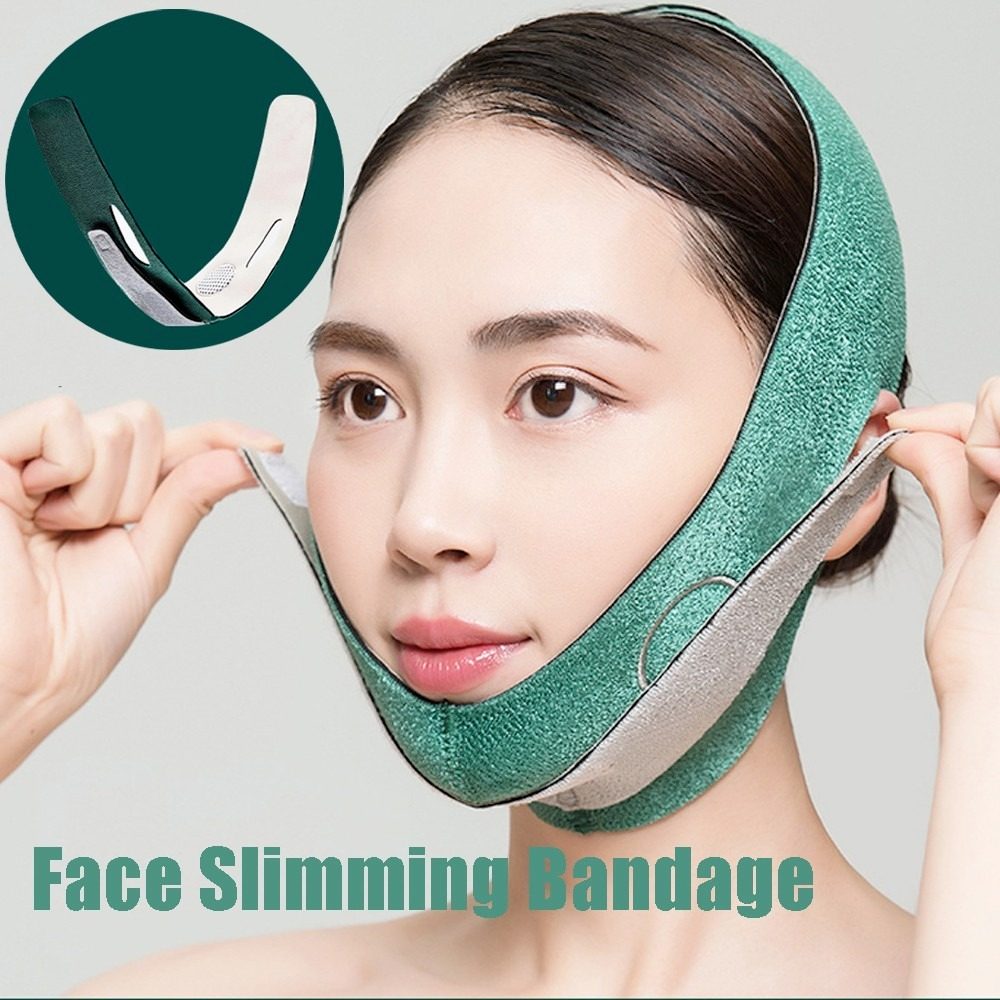 Suolear Dây Đai Suolaer Giảm Béo Mát Xa Định Hình Mặt Chữ V 3D Chất Vải Thoáng Khí