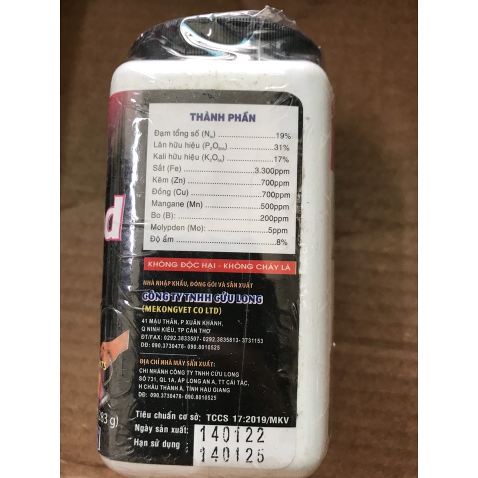 Phân bón lá Orchid Food NPK 19-31-17 hủ 283gr của Mỹ - Schultz Orchid food Plant Food. kích hòa NPK 19 31 17