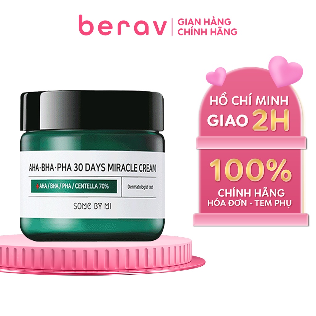 Kem Dưỡng SOME BY MI AHA-BHA-PHA Giảm Mụn, Se Khít Lỗ Chân Lông, Dưỡng Ẩm &amp; Sáng Da 50g