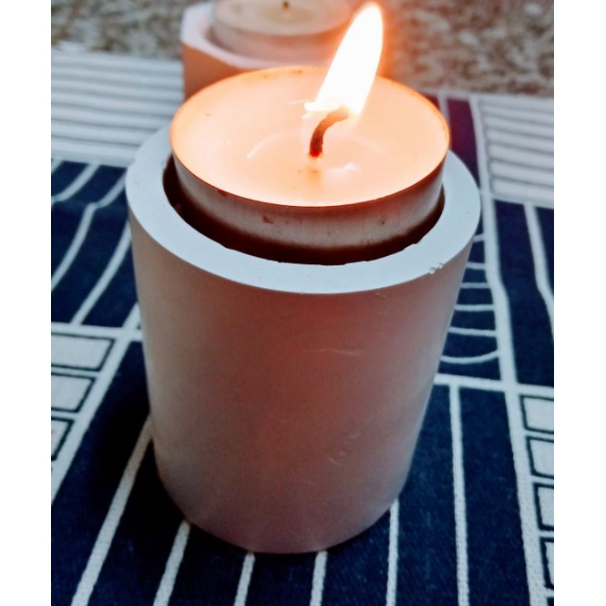 10 Đế Tealight thiếc chắc chắn đổ nến Handmade lãng mạn TẶNG KÈM Dây tim chất lượng - 9293store - 9293nguyenlieu