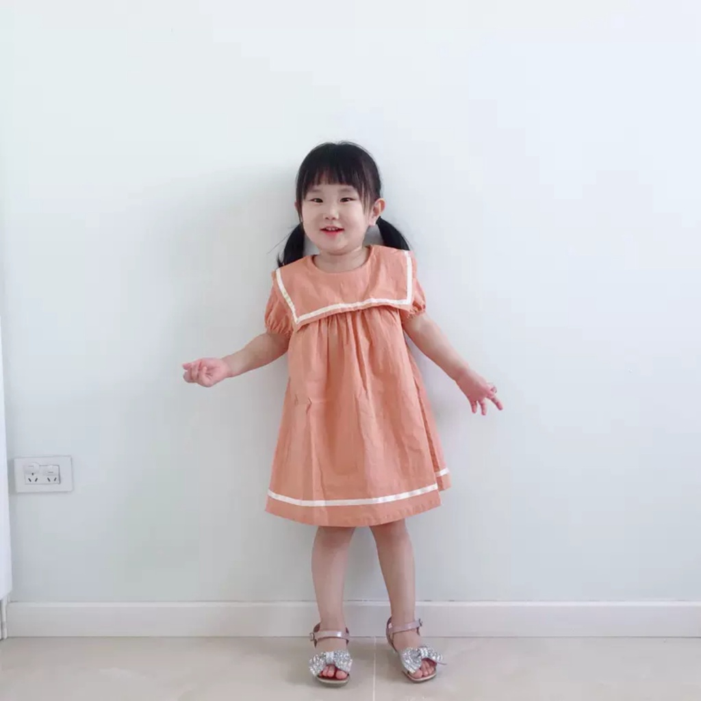 Váy bé gái hãng Dudu Cream phong cách thủy thủ đáng yêu