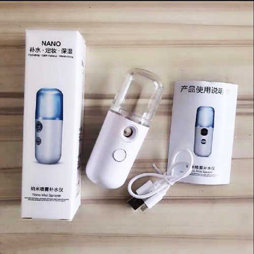 Xả Kho Vui Đón Tết - Máy Phun Sương Xông Hơi Mặt NaNo Mini Cầm Tay Hỗ Trợ Dưỡng Da Cấp Nước Tối Đa - Loại xịn