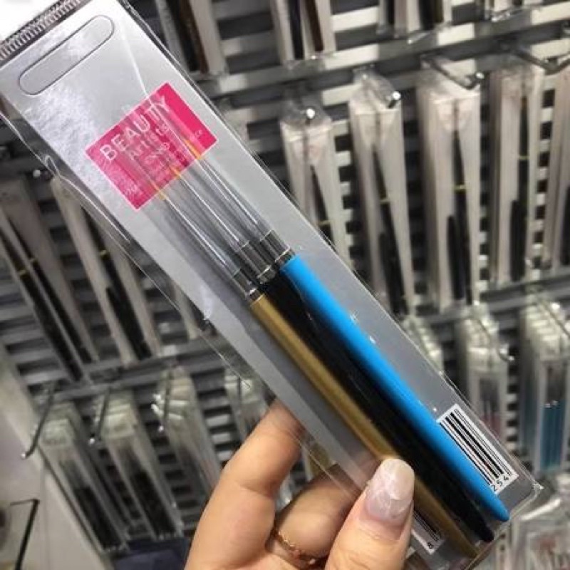 Set 3 cọ tóc chuyên dụng vẽ móng