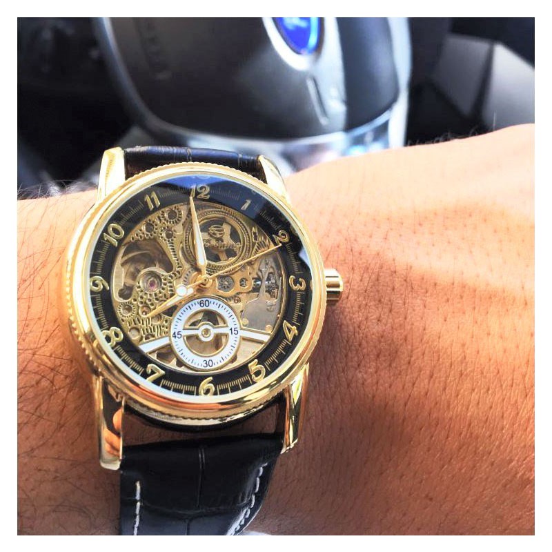 Đồng hồ nam, chính hãng Forsining, cơ tự động, lộ máy đẹp đến từng chi tiết, nam tính mạnh mẽ - BẢO HÀNH 12 THÁNG | BigBuy360 - bigbuy360.vn