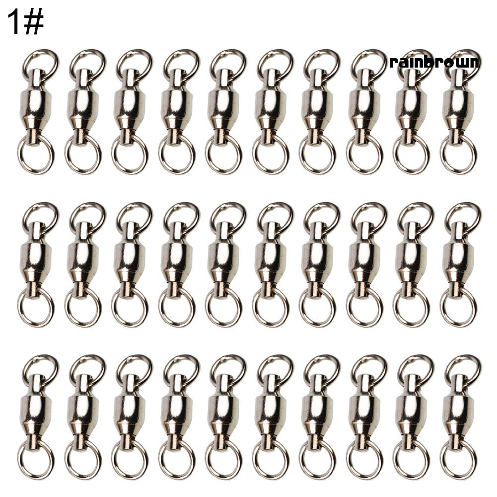 30 Khoen Móc Câu Cá Bằng Thép Không Gỉ