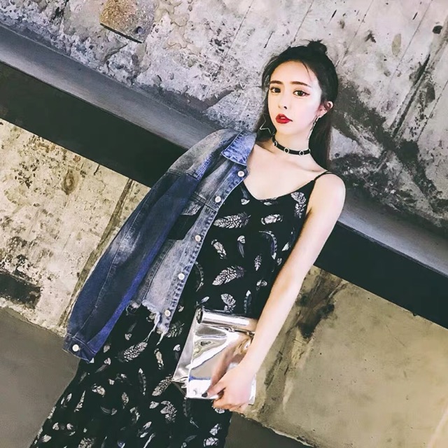 Váy Maxi Đi Biển, Đầm 2 Dây Đan Chéo Lưng Dáng Dài Đuôi Cá Chất Voan Siêu Đẹp V00118 | BigBuy360 - bigbuy360.vn