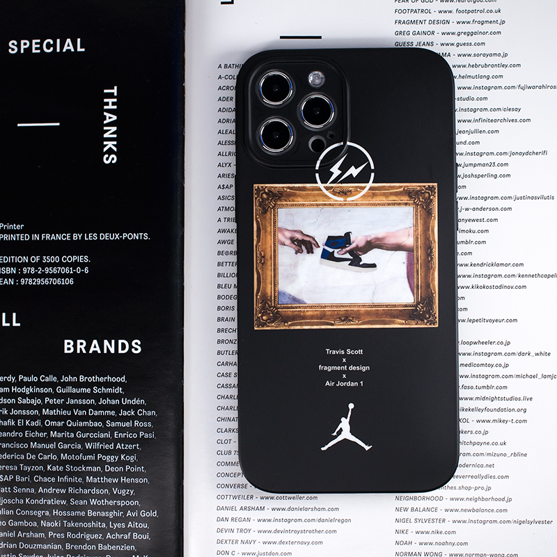 Ốp điện thoại nhựa mềm in logo AJ phong cách cặp đôi cho iPhone12 mini 11 PRO MAX 7/8plus SE2020 X/XS XR XSMAX | BigBuy360 - bigbuy360.vn