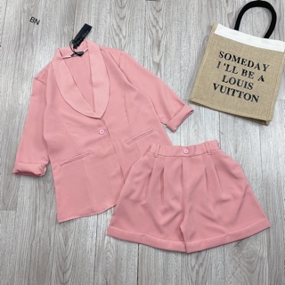 set vest hồng siêu xinh