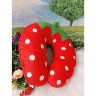 Gối kê cổ du lịch dâu tây
