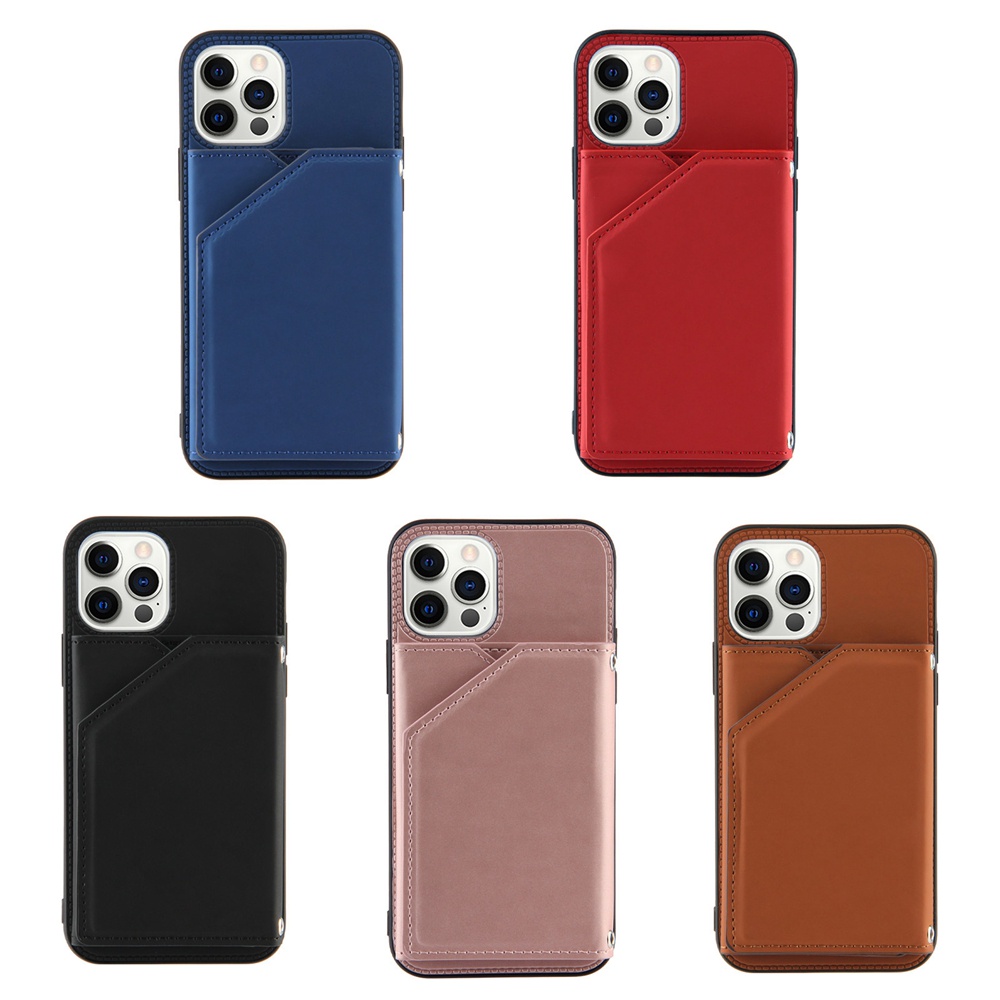 Bao Da Điện Thoại Dạng Ví Nắp Gập Từ Tính Có Ngăn Đựng Thẻ Cho iPhone 13 12 Pro Max Mini 11 Pro Max