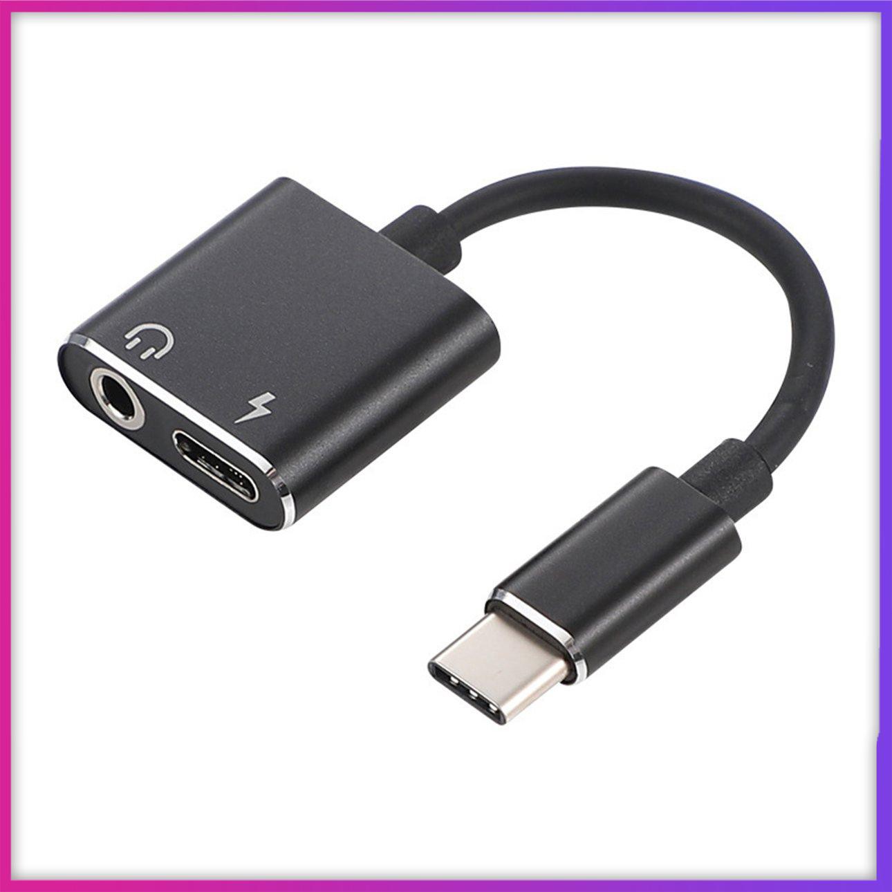 Dây Cáp Chuyển Đổi Đầu Usb C Sang Jack 3.5 Type C 2 Trong 1 3.5mm