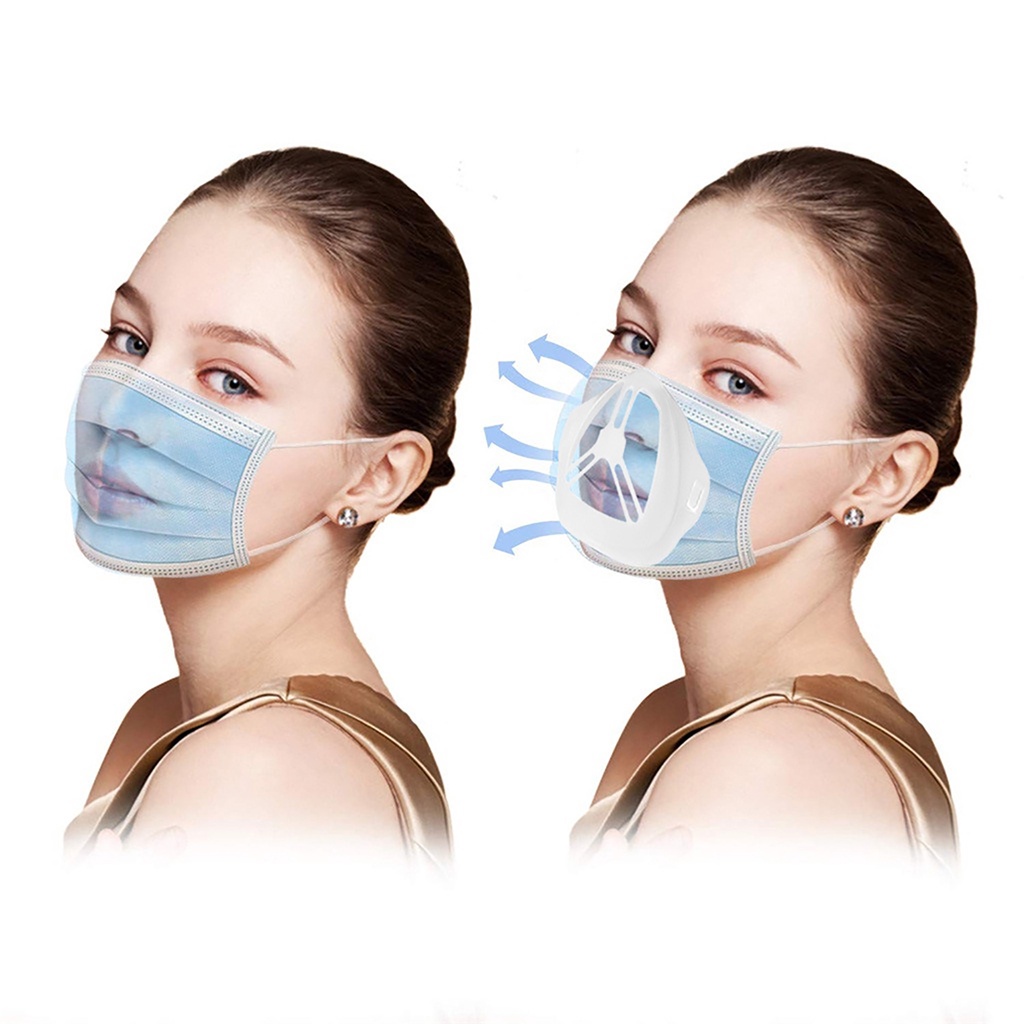 (Hàng Mới Về) Set 10 Khung Bảo Vệ Khuôn Mặt 3d Thoáng Khí Có Thể Tái Sử Dụng | BigBuy360 - bigbuy360.vn