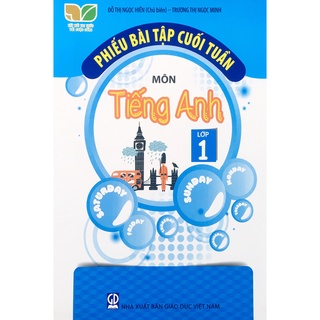 Sách - Phiếu bài tập cuối tuần môn Tiếng Anh lớp 1 - Kết Nối Tri Thức