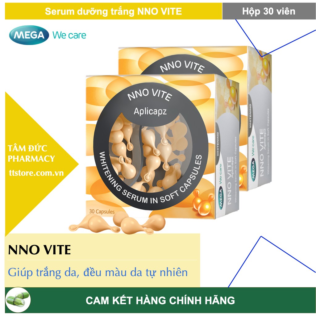 🌟[Chính Hãng] VIÊN VITAMIN NNO VITE 30v  - Da trắng và sáng màu, dưỡng sâu bên trong