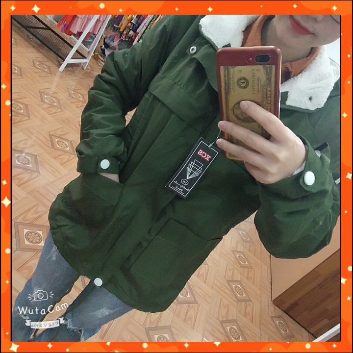 áo phao lót lông , áo khoác phao có mũ có video kèm ảnh thật D406 | BigBuy360 - bigbuy360.vn