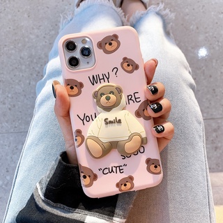 ✨ Ốp Lưng Hình Nổi Gấu Smile