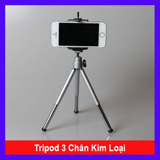 Tripod mini 3 chân bằng Kim Loại chắc chắn