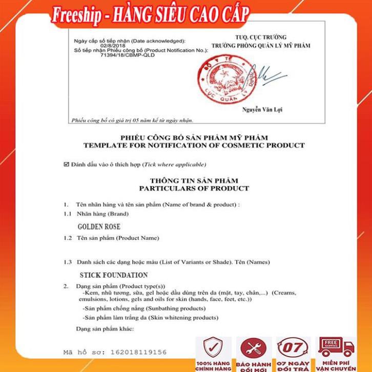 [ FreeShip - MUA 1 TẶNG 1 ] Phấn nền kiềm dầu, siêu mịn đa năng cao cấp/ Phấn nền cây cho da dầu da mụn Golden rose | BigBuy360 - bigbuy360.vn