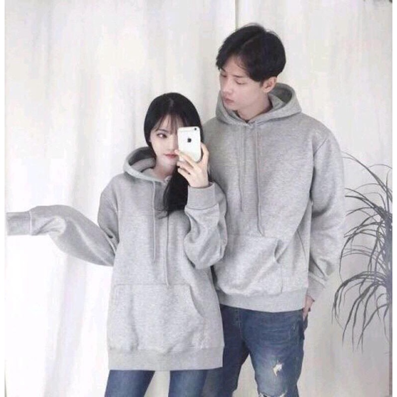 Áo Hoodie Trơn Hoodie Nỉ Bông Nam Nữ UNISEX Form Rộng Unisex KJ.STORE