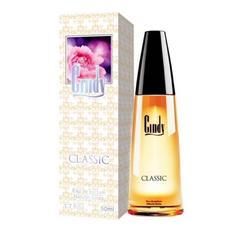 ( hàng chuẩn 50ml) NƯỚC HOA CINDY CLASSIC EAU DE PARFUM NATURAL SPRAY, nước hoa cindy bloom fresh ocean nam nữ cao cấp | BigBuy360 - bigbuy360.vn