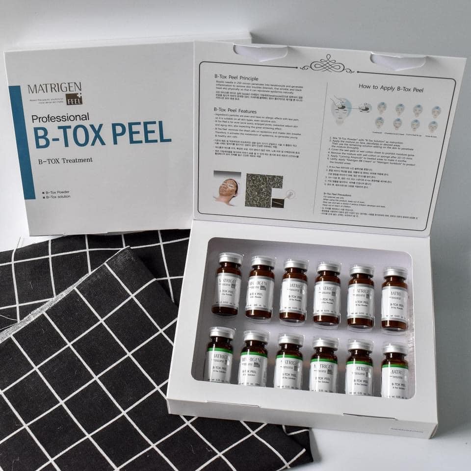 Thay da sinh học BTOX PEEL 2 màu Skin Renewal System (1 cặp)