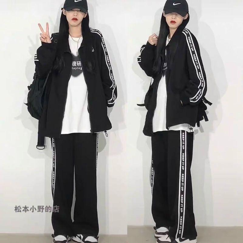 Bộ thể thao nỉ  sọc chữ  KEEP,AN MINH chất nỉ bông dầy, chốt điều chỉnh, túi bổ cơi from 65kg, nam nữ mặc được