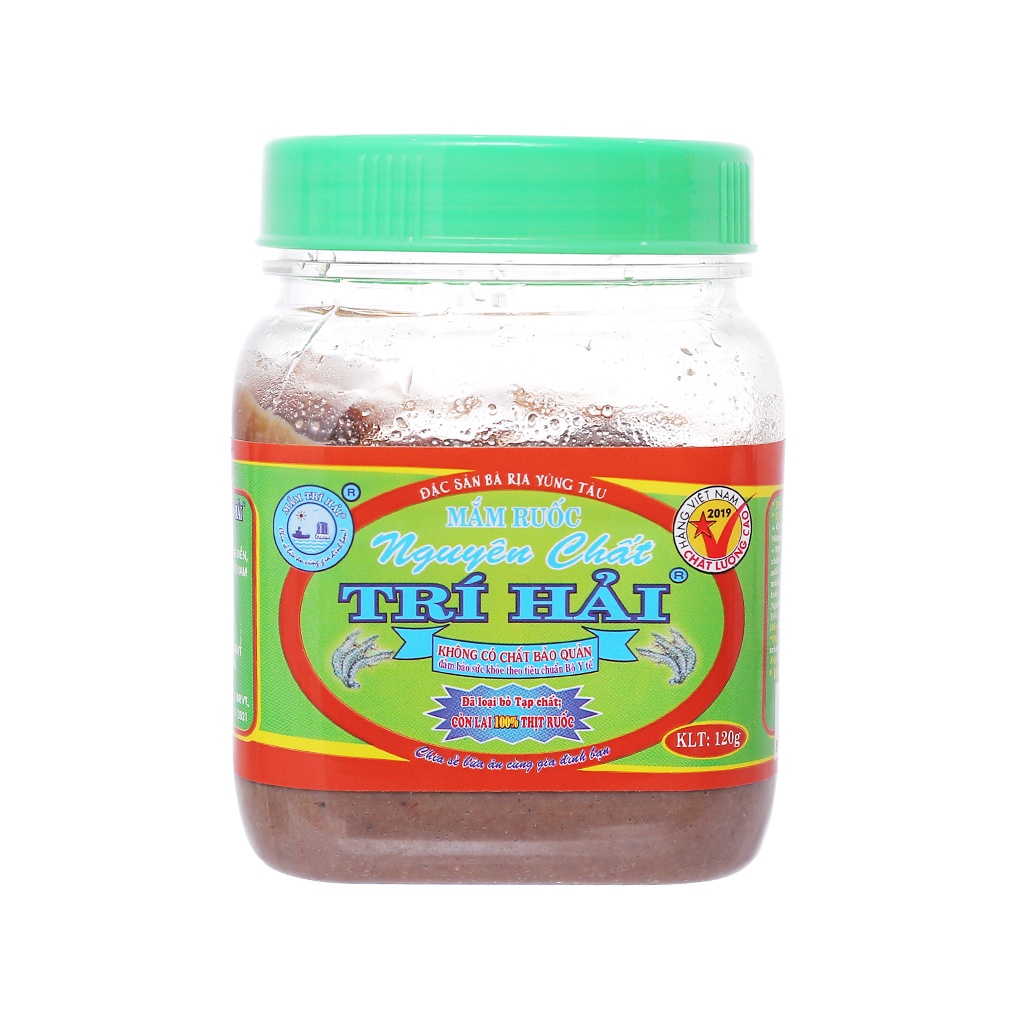 Mắm ruốc nguyên chất Trí Hải hũ 120g