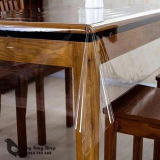 Khăn trải bàn trong suốt - Tấm nhựa trải bàn tròn và bàn vuông