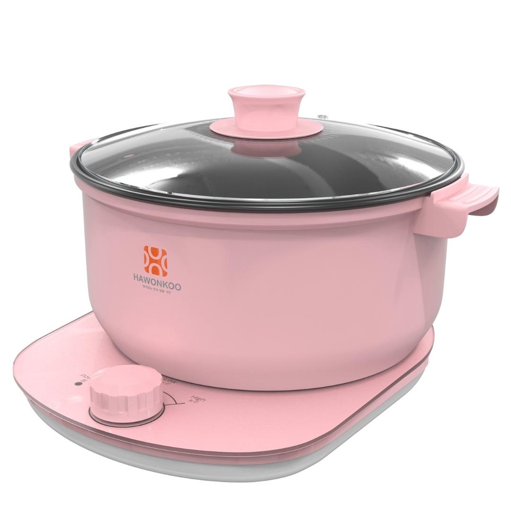 Nồi Lẩu Điện Đa Năng Hawonkoo HEH 100 - 2.5L, 1200W, Hàng Chính Hãng, Bảo Hành 12 Tháng