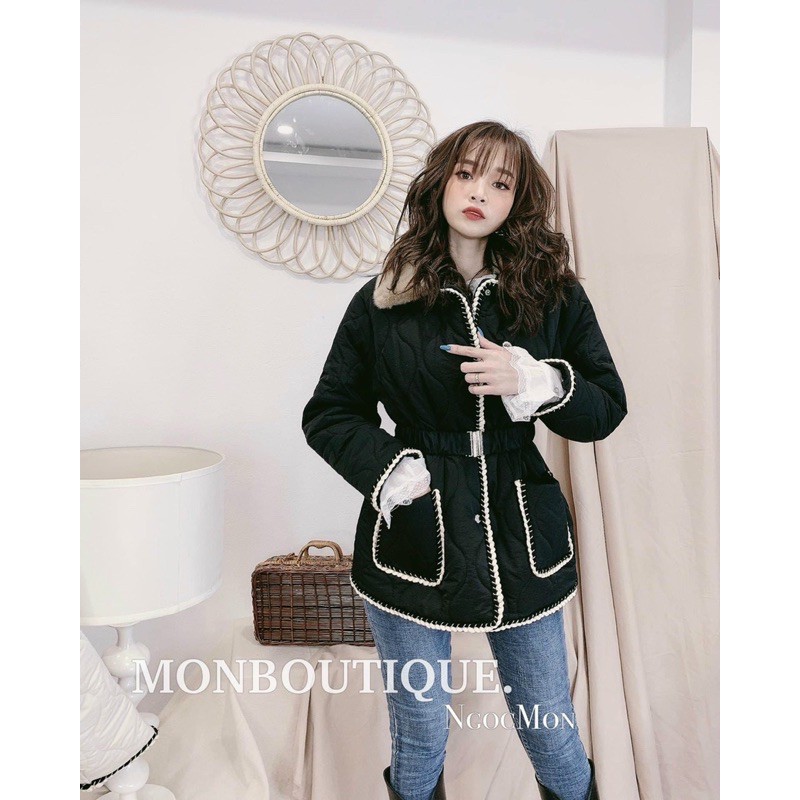 Bán sỉ áo phao trần trám đai eo | BigBuy360 - bigbuy360.vn