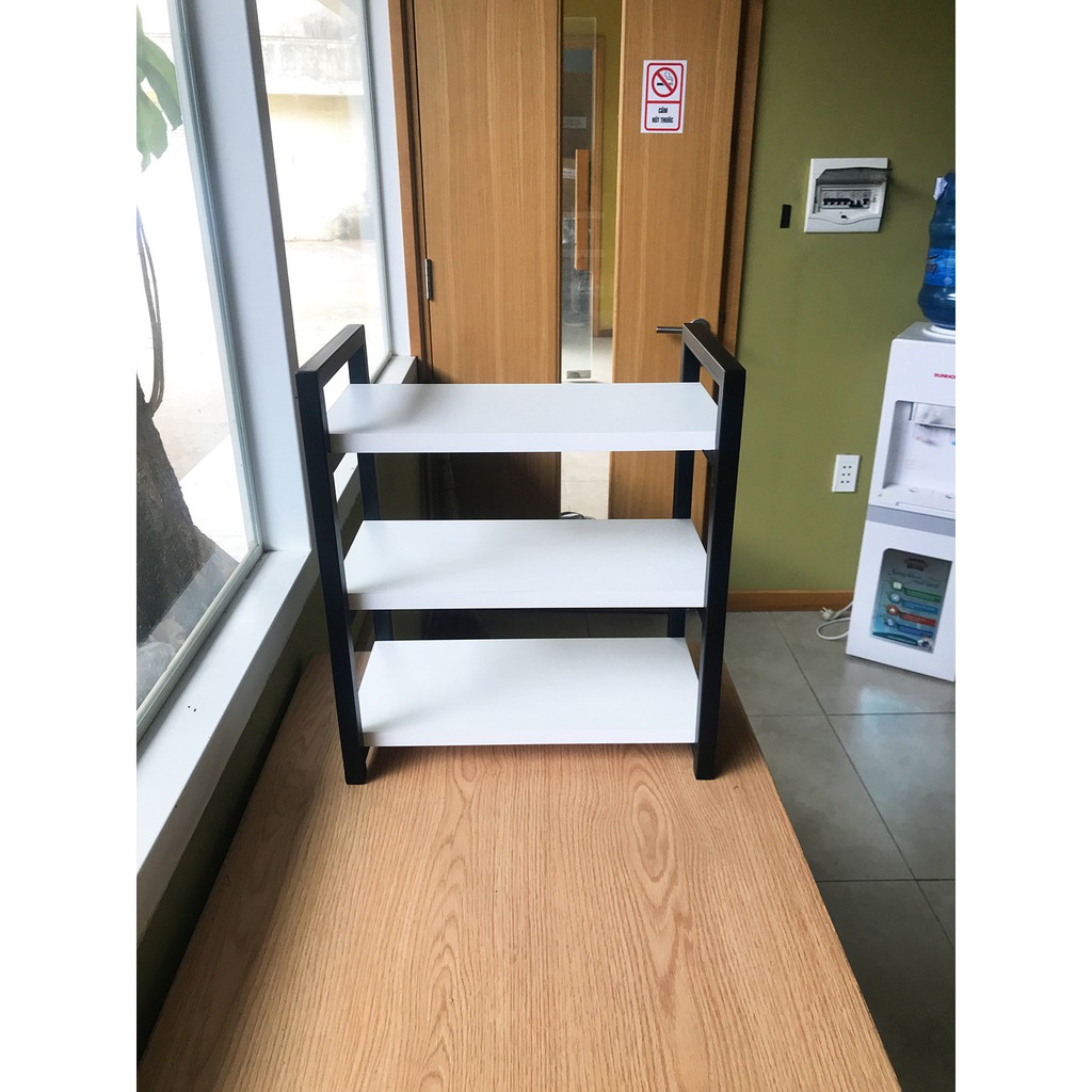KỆ MINI ĐỂ BÀN, KỆ SÁCH ĐỂ BÀN ( KẾT HỢP SẮT VÀ GỖ AN CƯỜNG ) | BigBuy360 - bigbuy360.vn