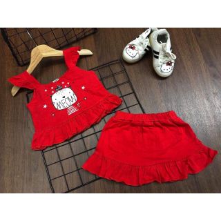 Sét bé gái áo cánh tiên + váy có quần bên trong 8-15kg