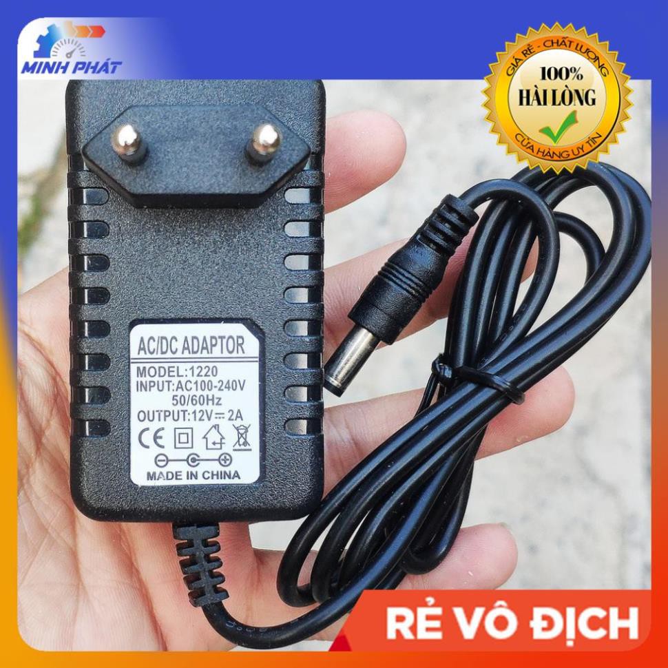 Nguồn adaptor 12V-2A Jack DC 5.5mm x 2.5mm