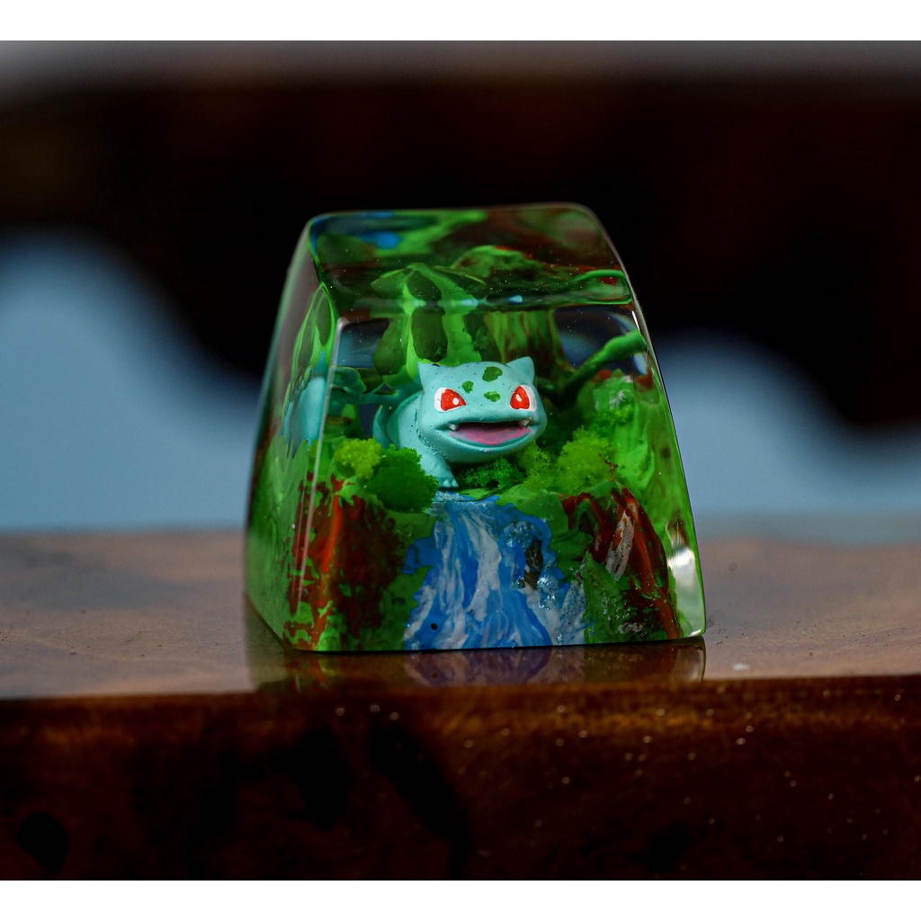 Keycap POKEMON Bulbasaur, keycap lẻ cho bàn phím cơ, 💖 𝘍𝘳𝘦𝘦𝘴𝘩𝘪𝘱 💖 SA profile, phù hợp với mọi bàn phím cơ tiêu