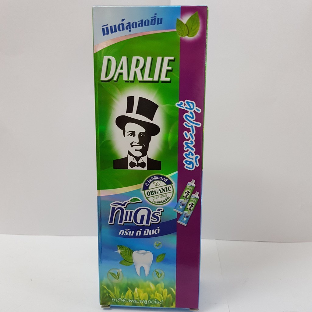 Kem Đánh Răng Darlie Ông Tây Trà Xanh 160g x 2 tuýp Thái Lan