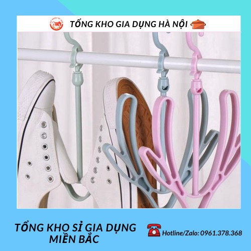 Móc Treo Giày Móc Phơi Giày 2 Ngạnh Xoay 360 độ Thông Minh 88078 Tổng Kho Sỉ Gia Dụng