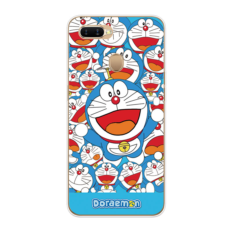 Ốp Lưng Oppo A37 A39 A57 A59 A59S A3 A3S A5S A7 F1S TPU mềm Case Doraemon