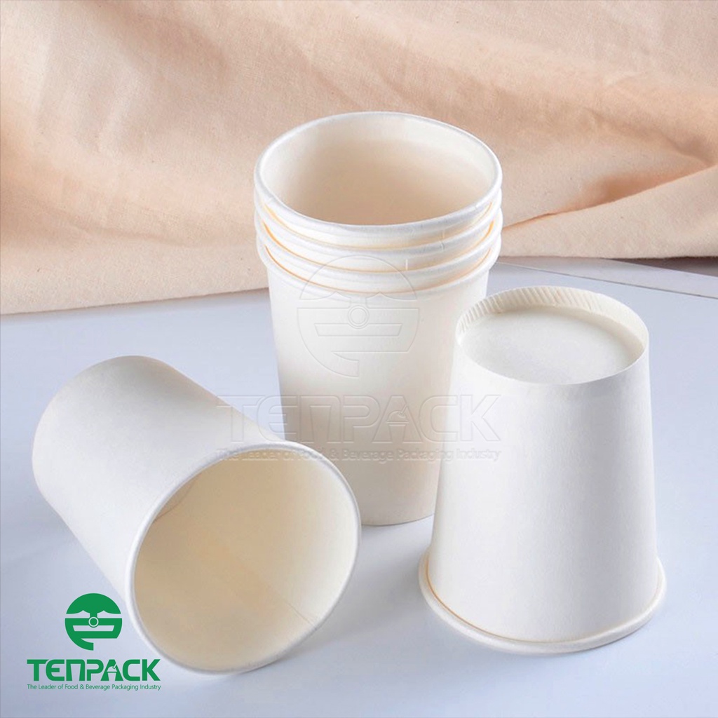 25 Ly giấy nhỏ trắng uống nước 7oz - 210ml