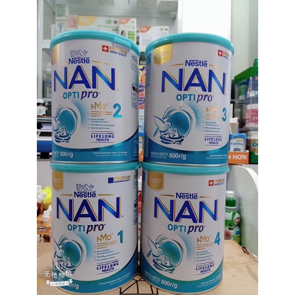 Sữa Nan số 2 800g (Nga) dành cho bé 6-12 tháng tuổi