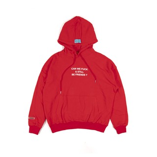 Hoodie "still be friends" in red -