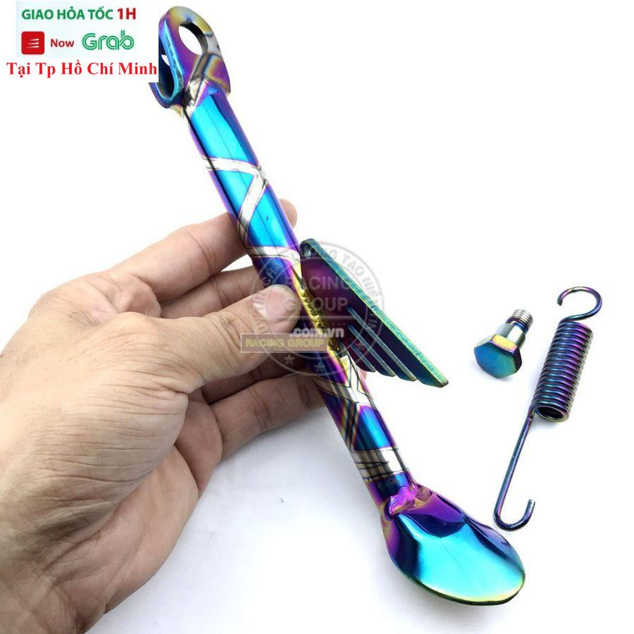 Chân Chống Inox Đặc Mẫu Cánh Chim 7 Màu Cho SH, EX, WAVE, DREAM, SIRIUS
