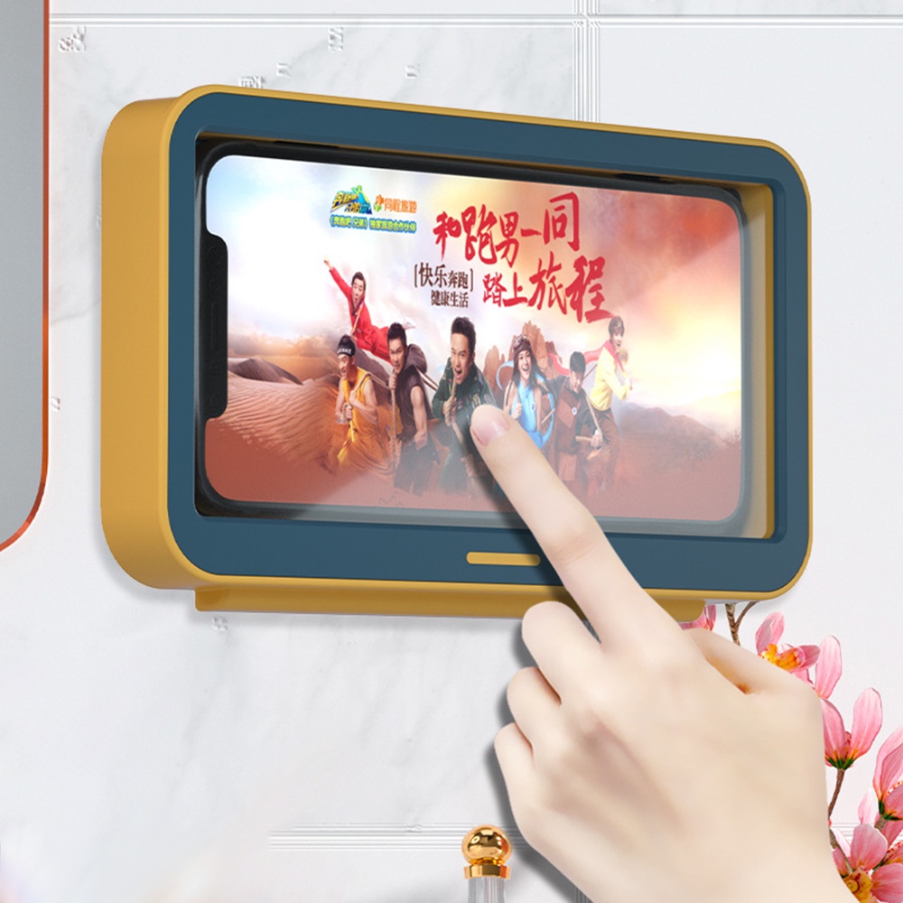Kệ Đựng Điện Thoại/Máy Tính Bảng Gắn Tường Chống Thấm Nước Cho Nhà Tắm/Nhà Bếp