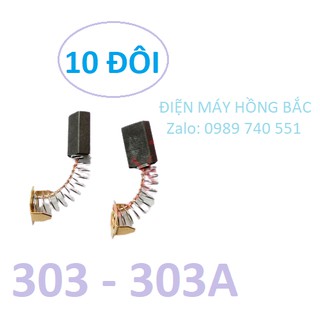 10 đôi chổi than 303A dùng cho máy cắt gạch - Chổi than MKT303A