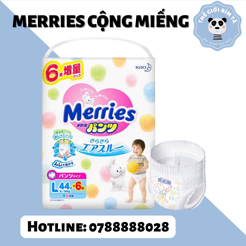 (MERRIES CỘNG MIẾNG)Bỉm Tã Dán/Quần Merries Nội Địa Nhật Đủ Size NB96/S88/M68/M64/L50/XL44/XXL28