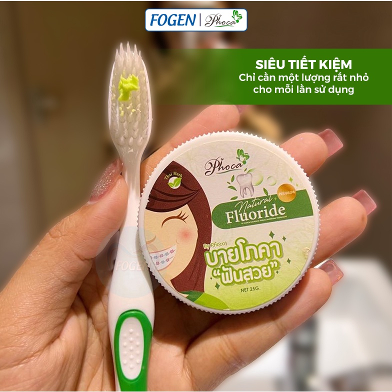 Kem Đánh Răng PHOCA Nhập Khẩu Chính Hãng, Thảo Dược Tự Nhiên 25g
